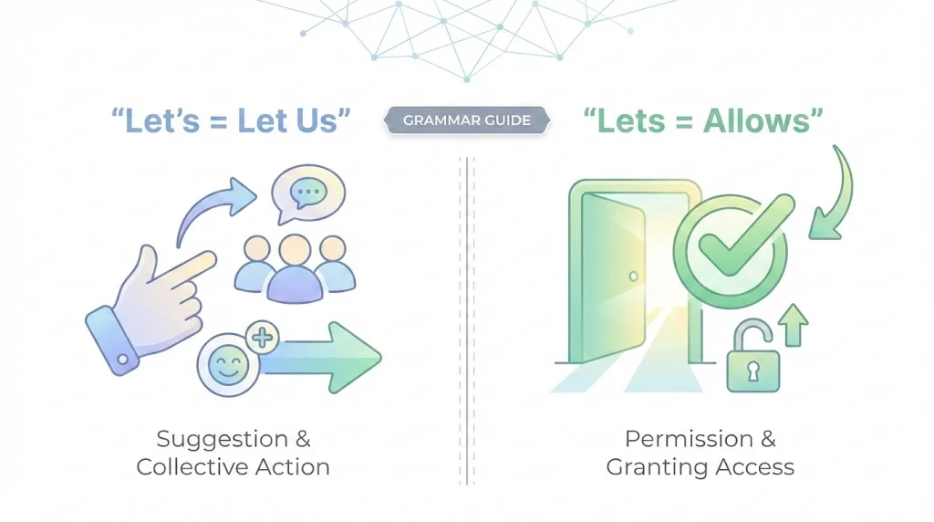 Lets or Let’s? Complete Guide With Grammar Rules, Examples, and Common Mistakes