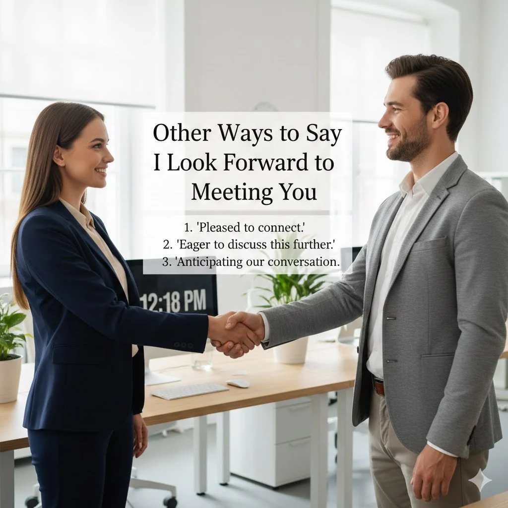 other ways to say i look forward to meeting you