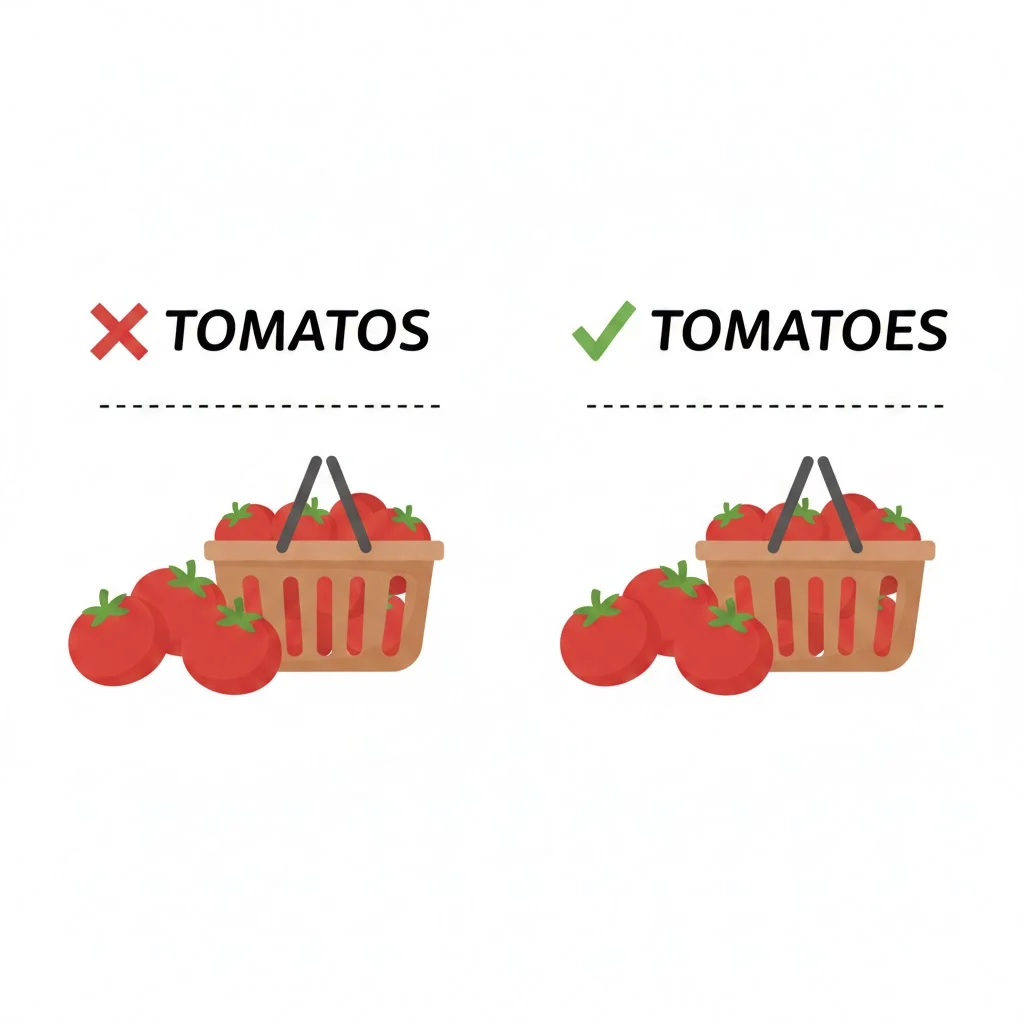 tomatos or tomatoes