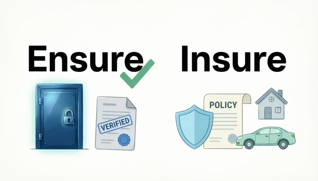 Insure or Ensure