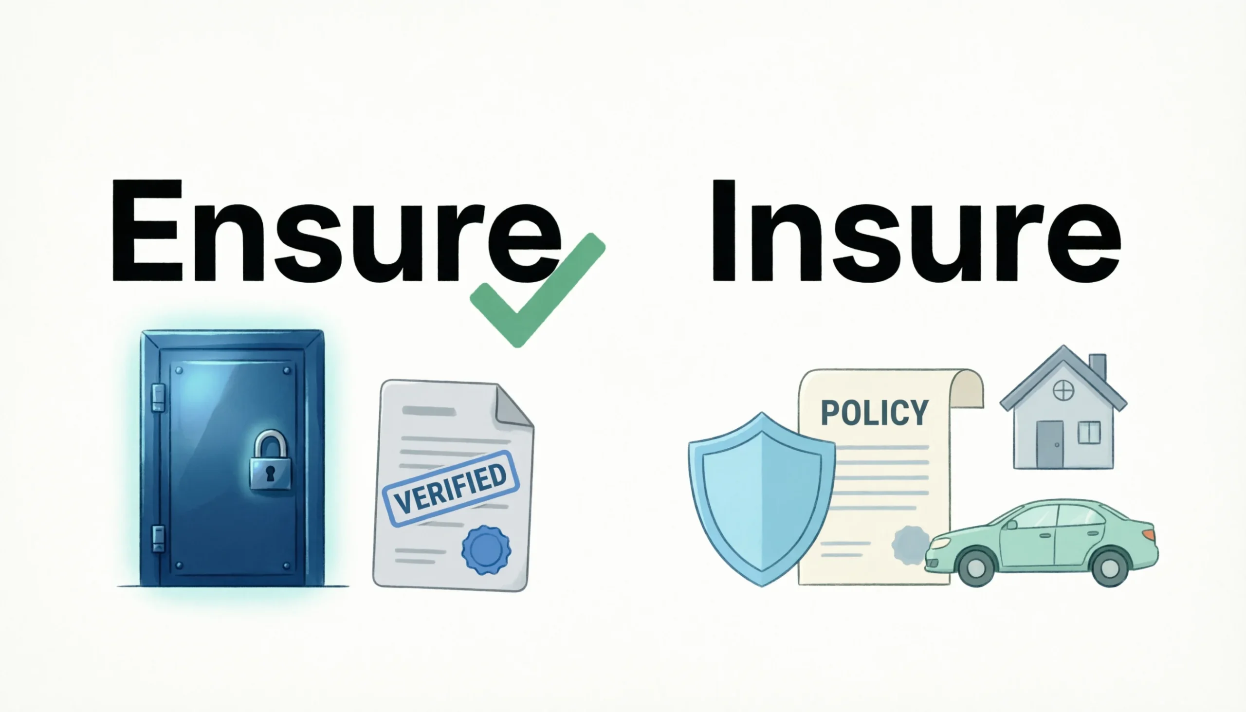 Insure or Ensure