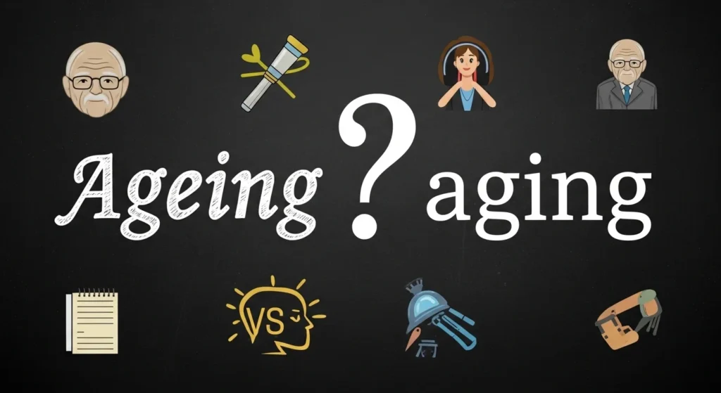Why People Confuse Ageing or Aging