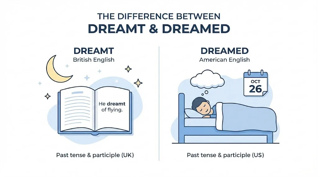 dreamt or dreamed