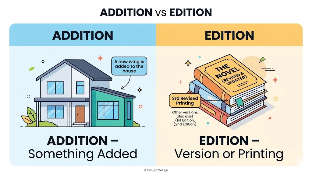 Addition vs Edition
