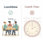 Lunchtime vs Lunch-Time? Correct Spelling, Meaning, Usage, Grammar Rules, and Common Mistakes