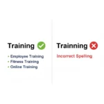 Training vs trainning