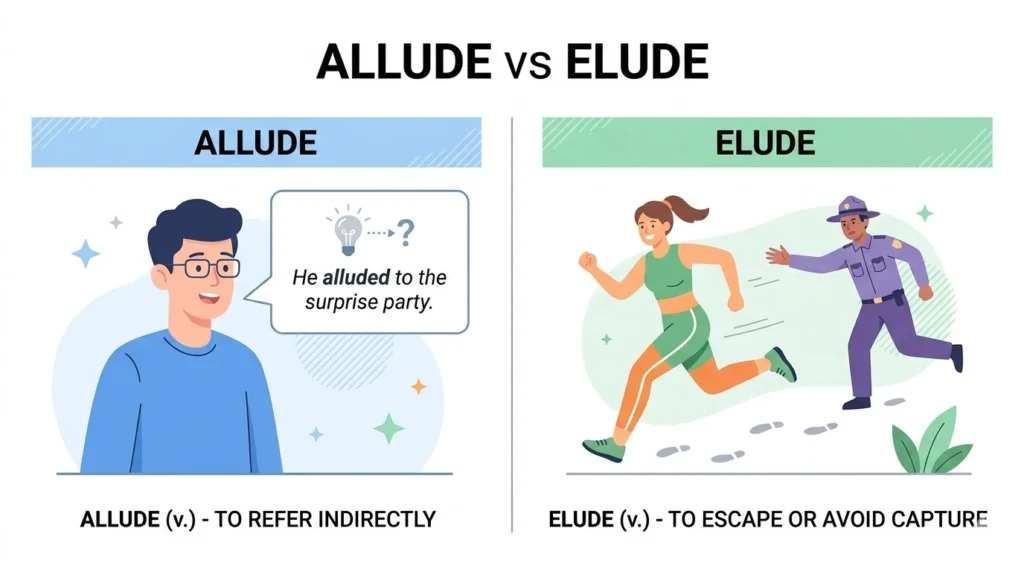 allude vs elude
