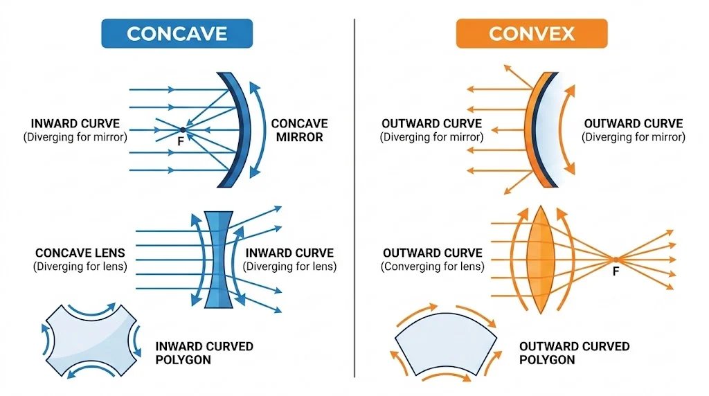 concave vs convex