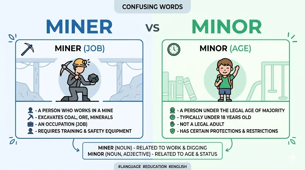 miner vs minor