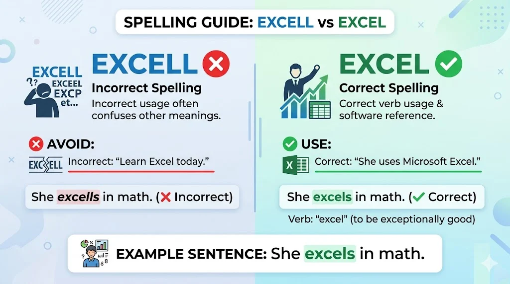 Excell vs Excel
