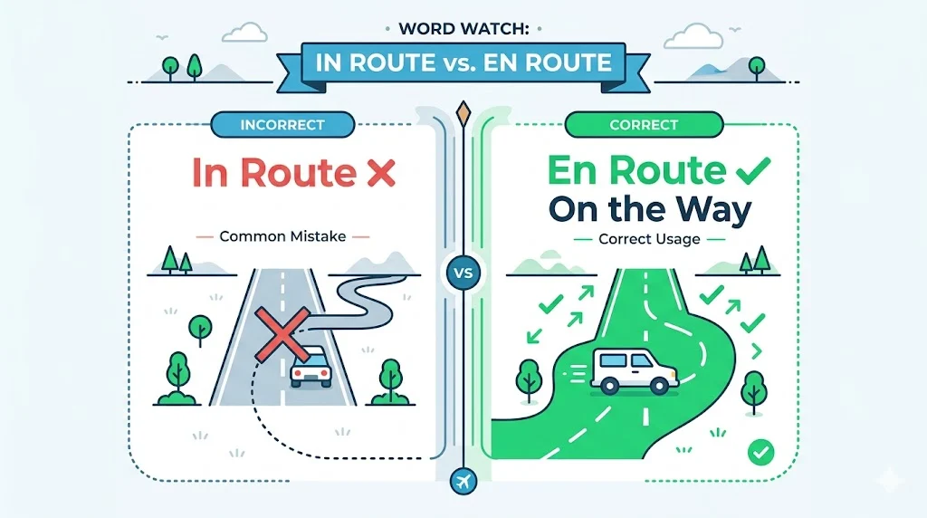 In Route vs En Route
