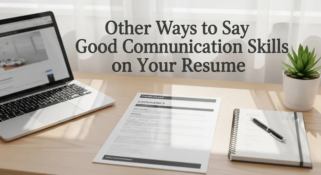 Other Ways to Say Good Communication Skills on Your Resume
