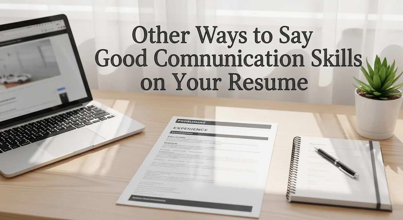 Other Ways to Say Good Communication Skills on Your Resume