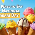 Other Ways to Say Happy National Ice Cream Day