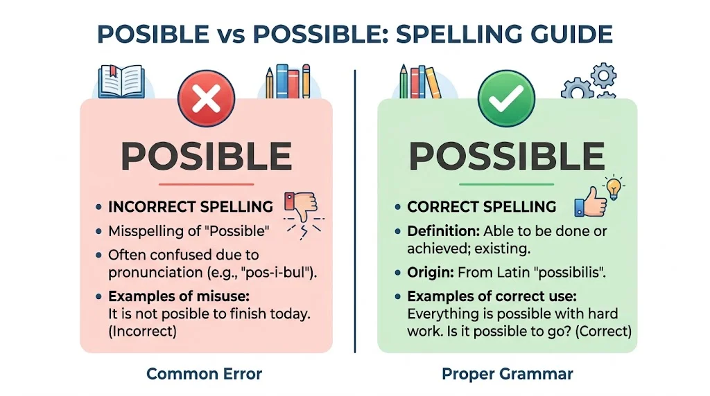 Posible vs Possible