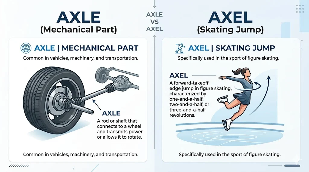 axle vs axel