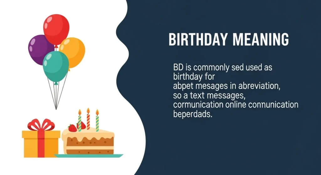 bd meaning in text