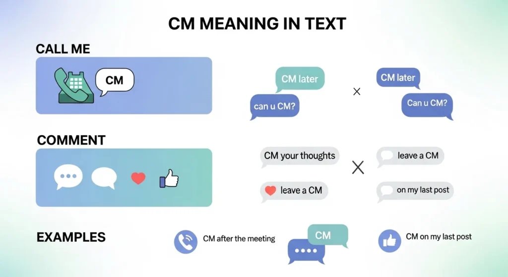 CM Meaning in Text (2026): What It Really Means, Examples, Slang & Full Guide