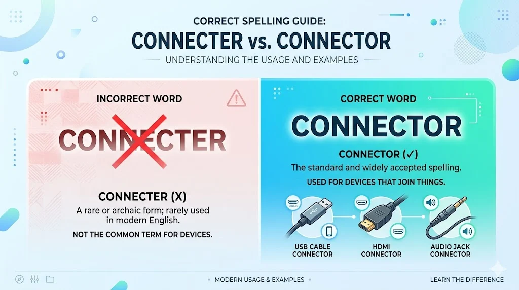 connecter vs connector