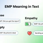emp meaning in text