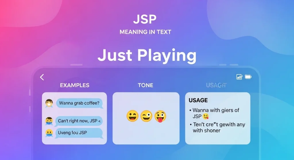jsp meaning in text