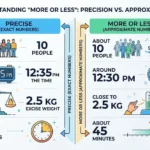 more or less