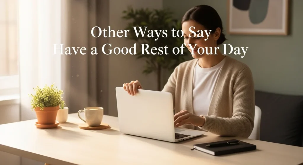 other ways to say have a good rest of your day