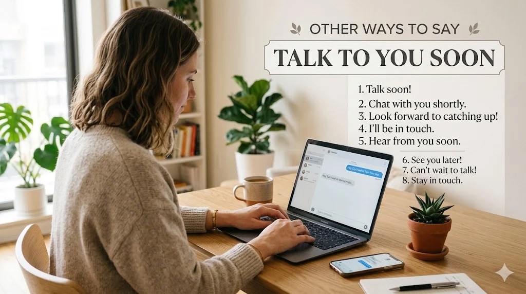 other ways to say talk to you soon