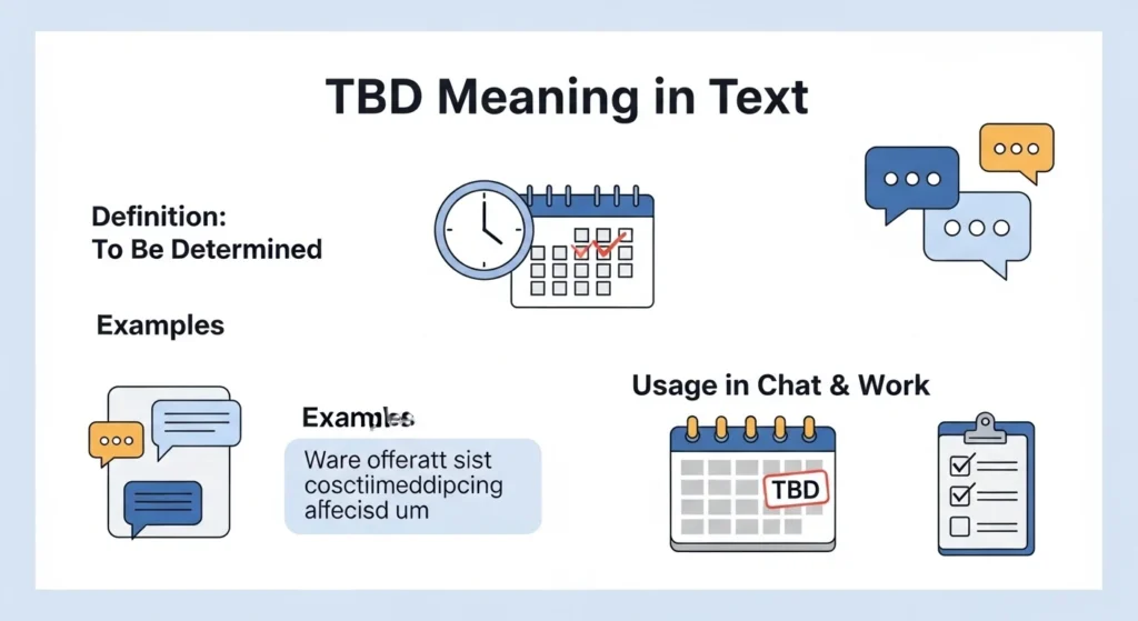 tbd meaning in text