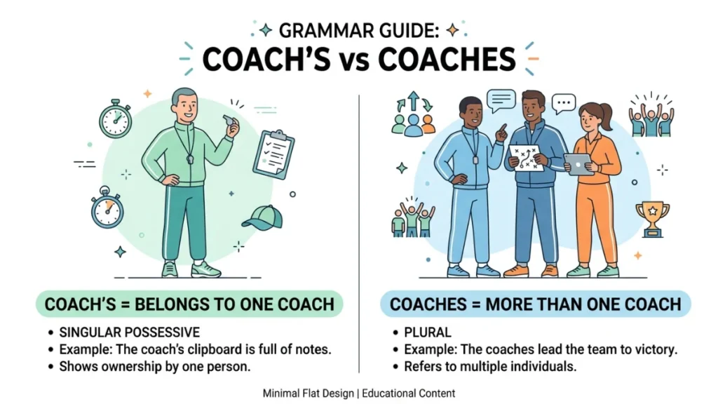coach's or coaches