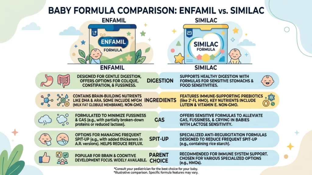 enfamil or similac