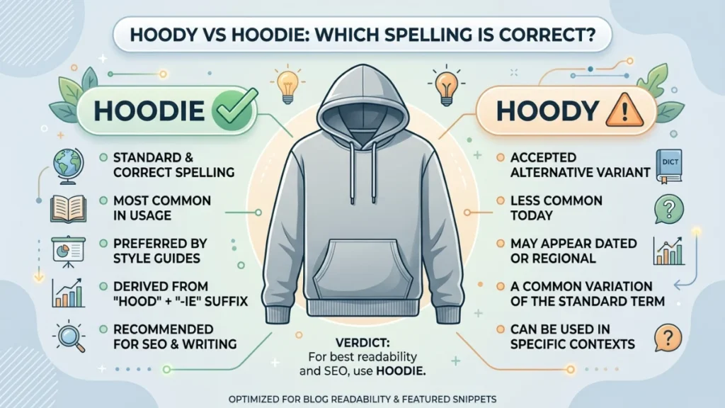 hoody or hoodie