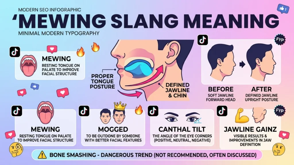 mewing slang