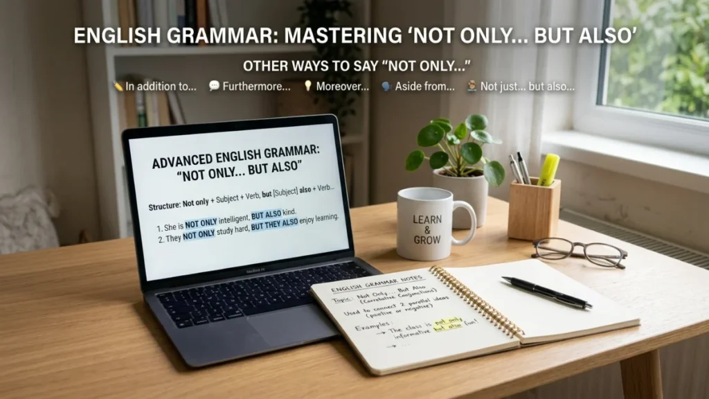 other ways to say not only