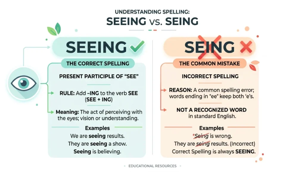 seeing or seing