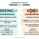 seeing or seing