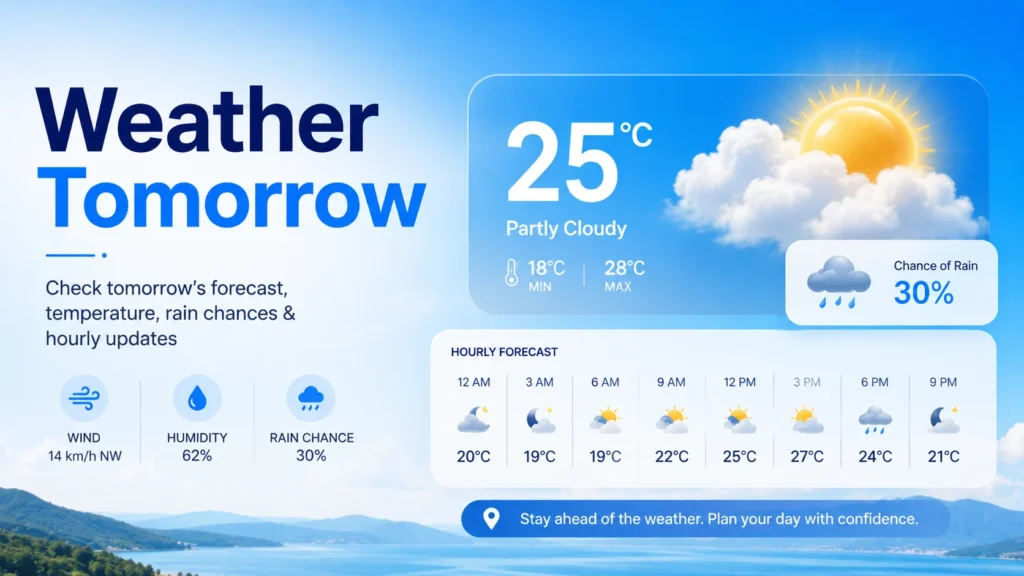 weather tomorrow