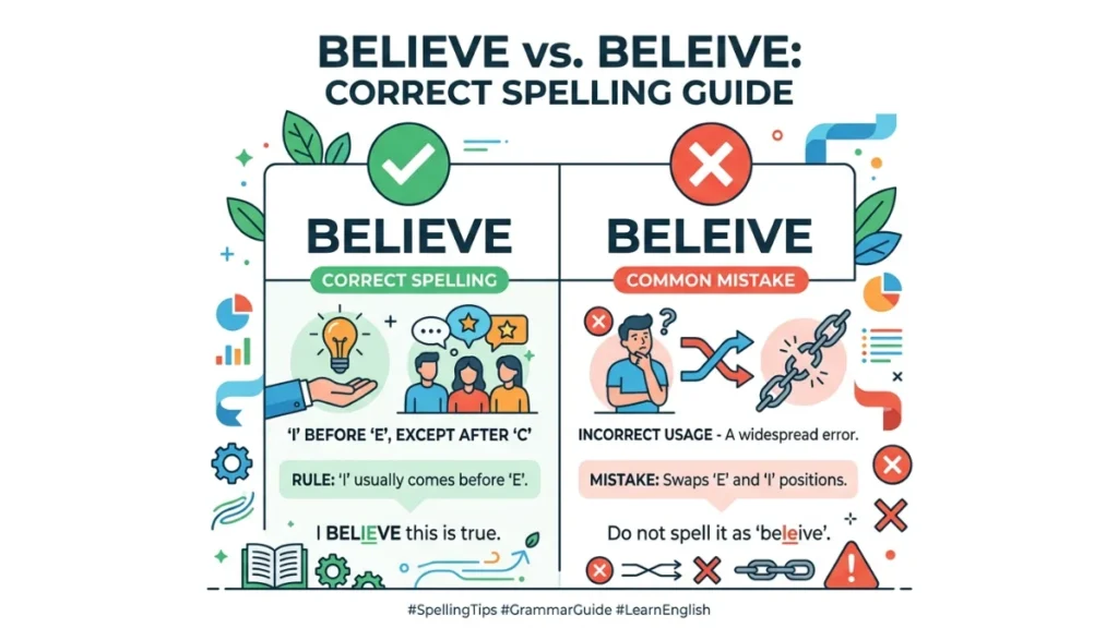 believe or beleive