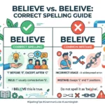 believe or beleive