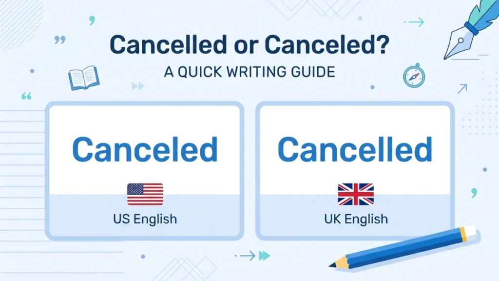 cancelled or canceled