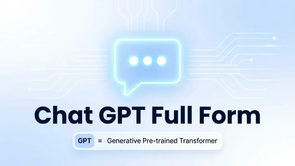 chat gpt full form
