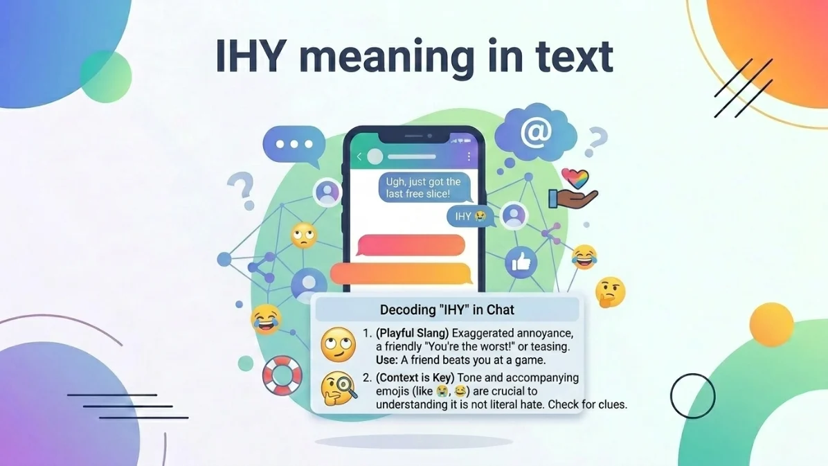 ihy meaning in text