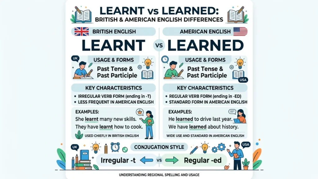learnt or learned