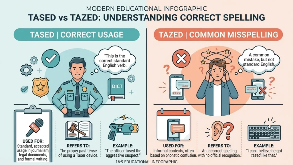 tased or tazed