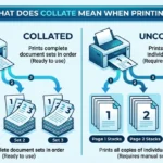 what does collate mean when printing